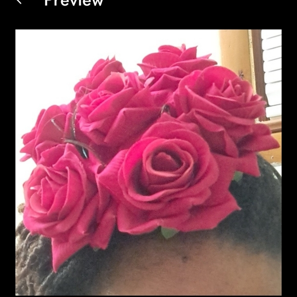 Rose Fascinator Hat - Picture 6 of 9